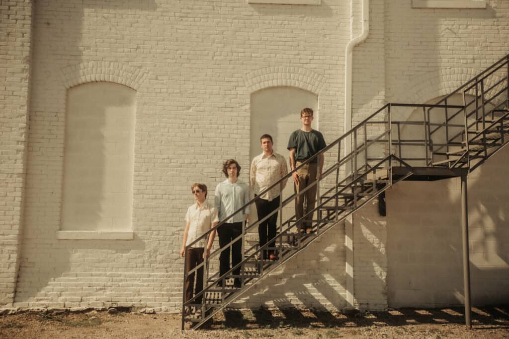 GS band photo stairs