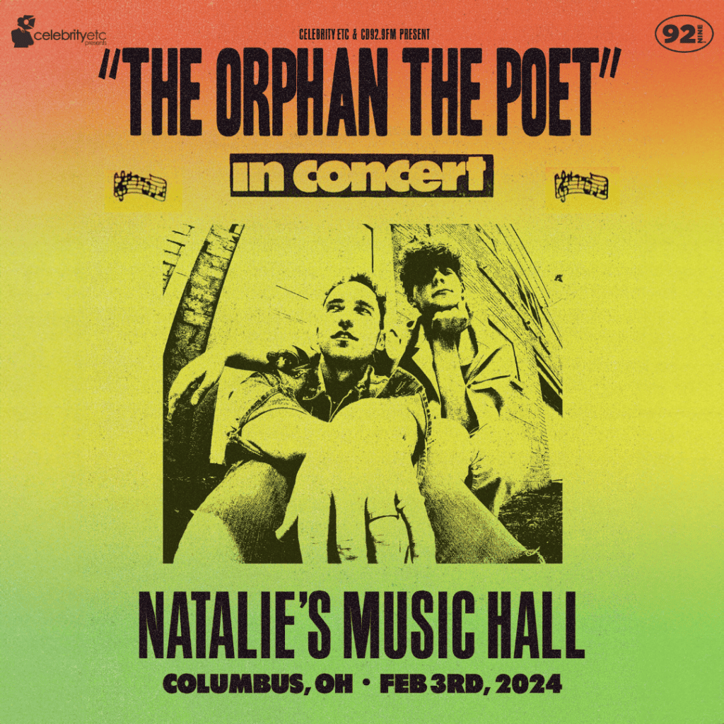 The Orphan The Poet - Natalie's Music Hall - IG Graphic (Square)